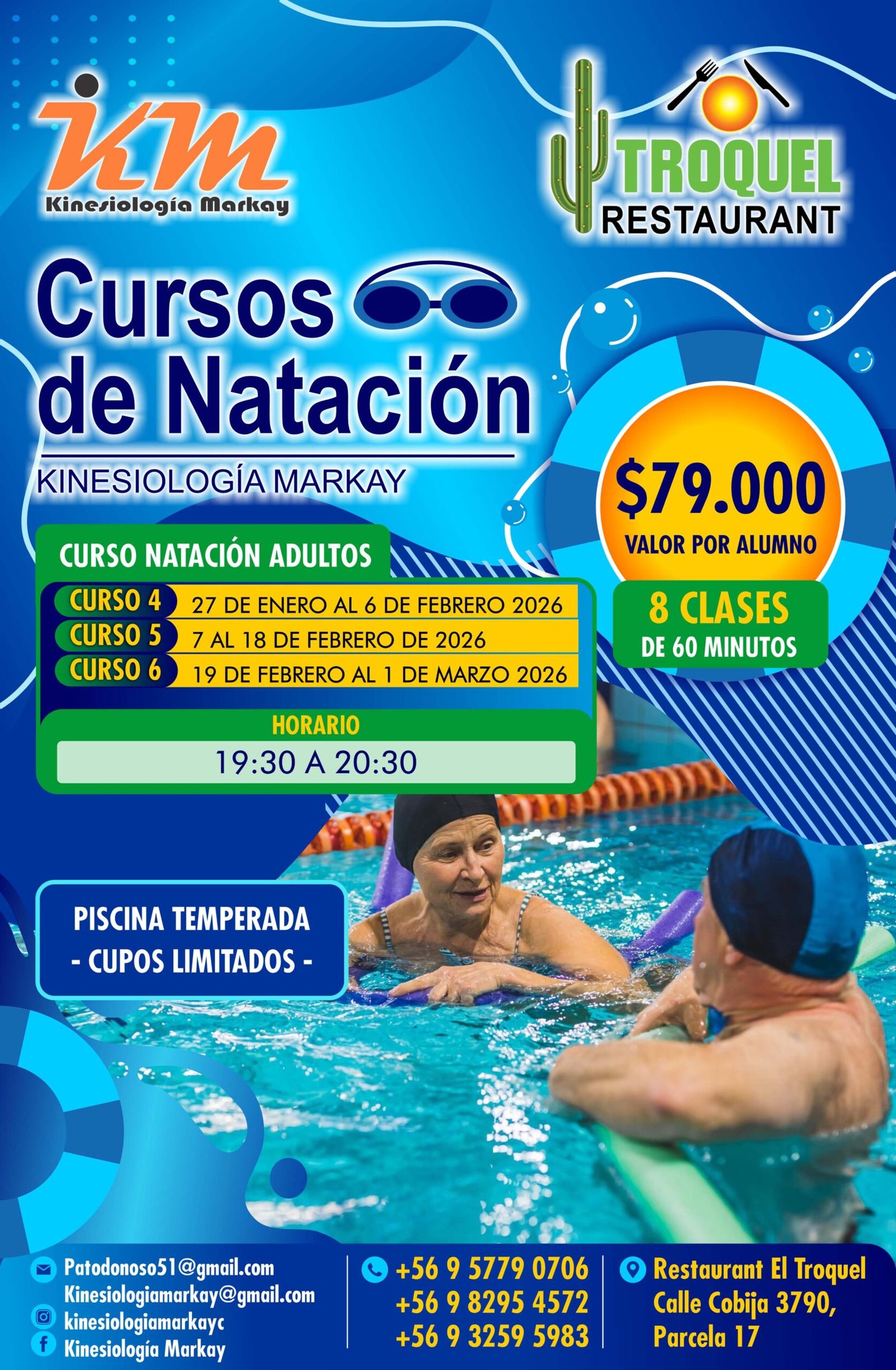 Curso de Natación Adultos