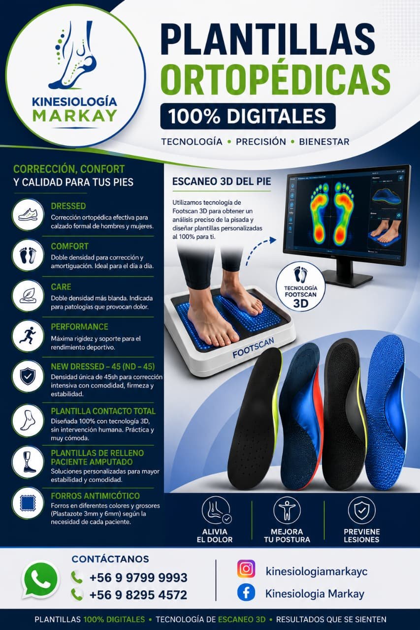 Plantillas Ortopédicas 3D Footscan