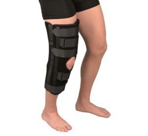 Férula para rodilla, recta