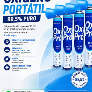 OXÍGENO 99,5% PORTÁTIL 12L
