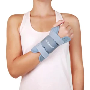 MUÑEQUERA ORTOPÉDICA CON FERULA DERECHA